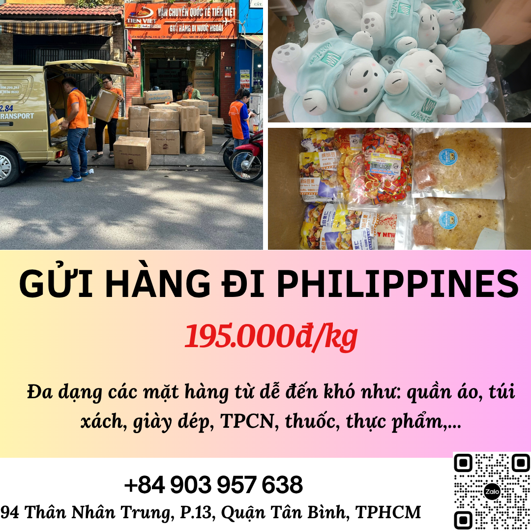 Gửi hàng đi Philippines - Tiến Việt Express